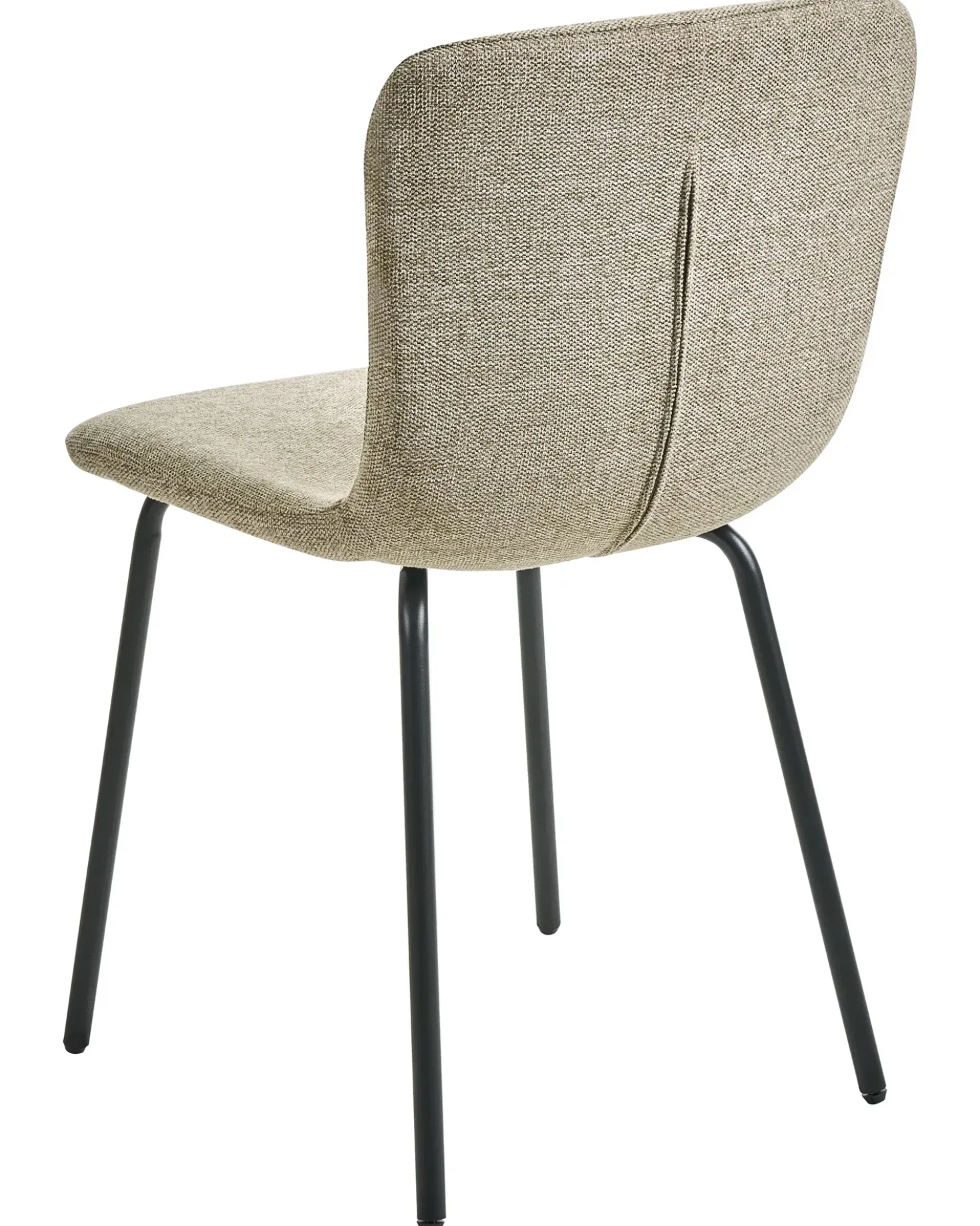 Set di 4 sedie da pranzo CALDWELL Tessuto Beige