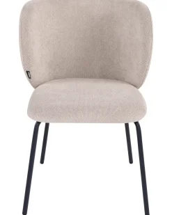 Set di 2 sedie da pranzo CALERA Tessuto Tortora