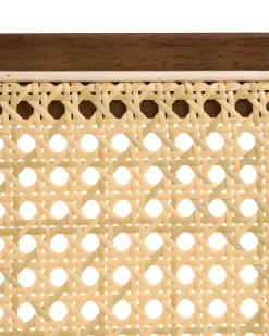 Set di 2 sedie da pranzo CORDOVA Rattan Marrone