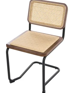 Set di 2 sedie da pranzo CORDOVA Rattan Marrone