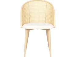 Set di 2 sedie da pranzo CORNELL Metallo Beige chiaro