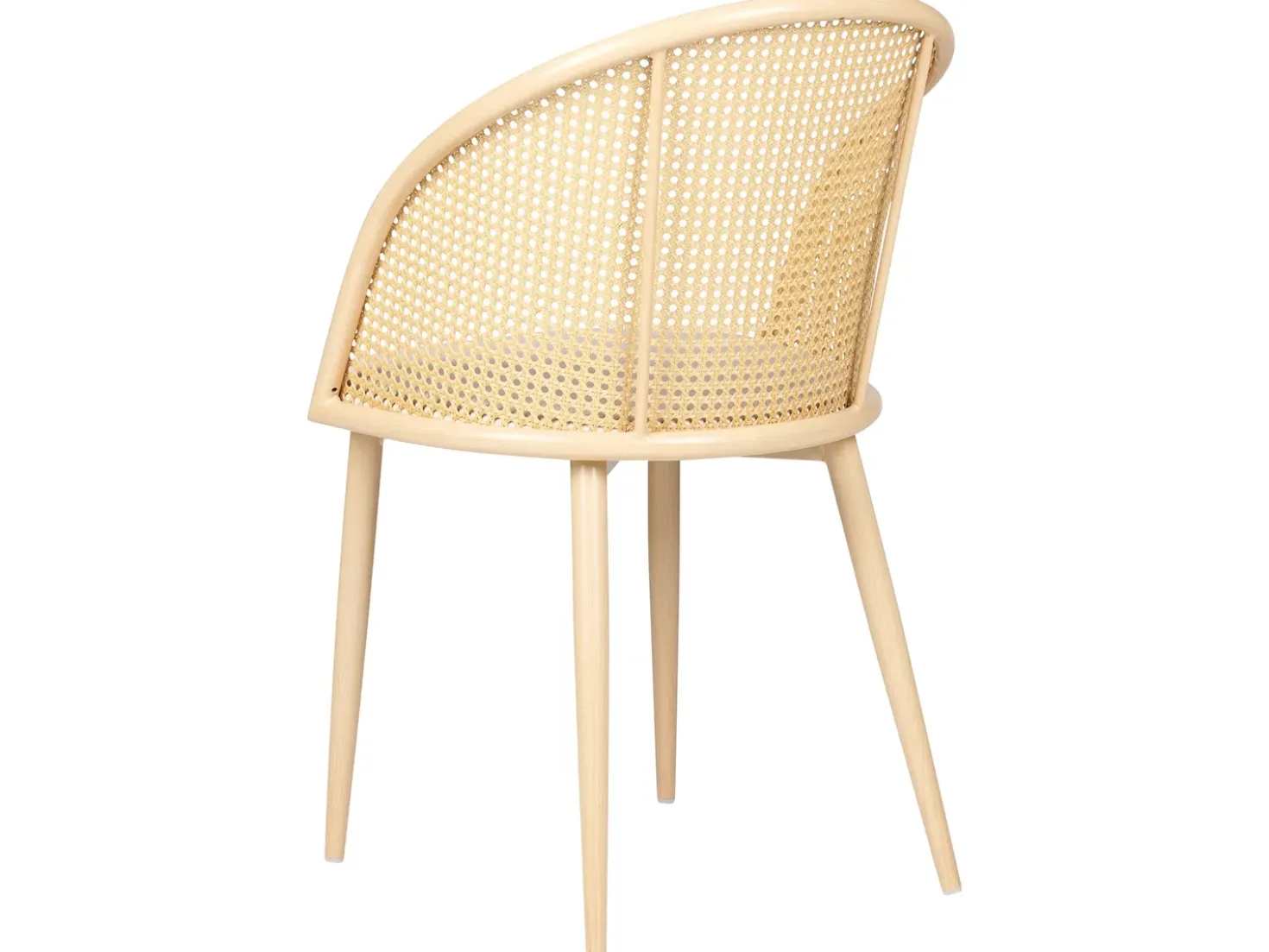 Set di 2 sedie da pranzo CORNELL Metallo Beige chiaro