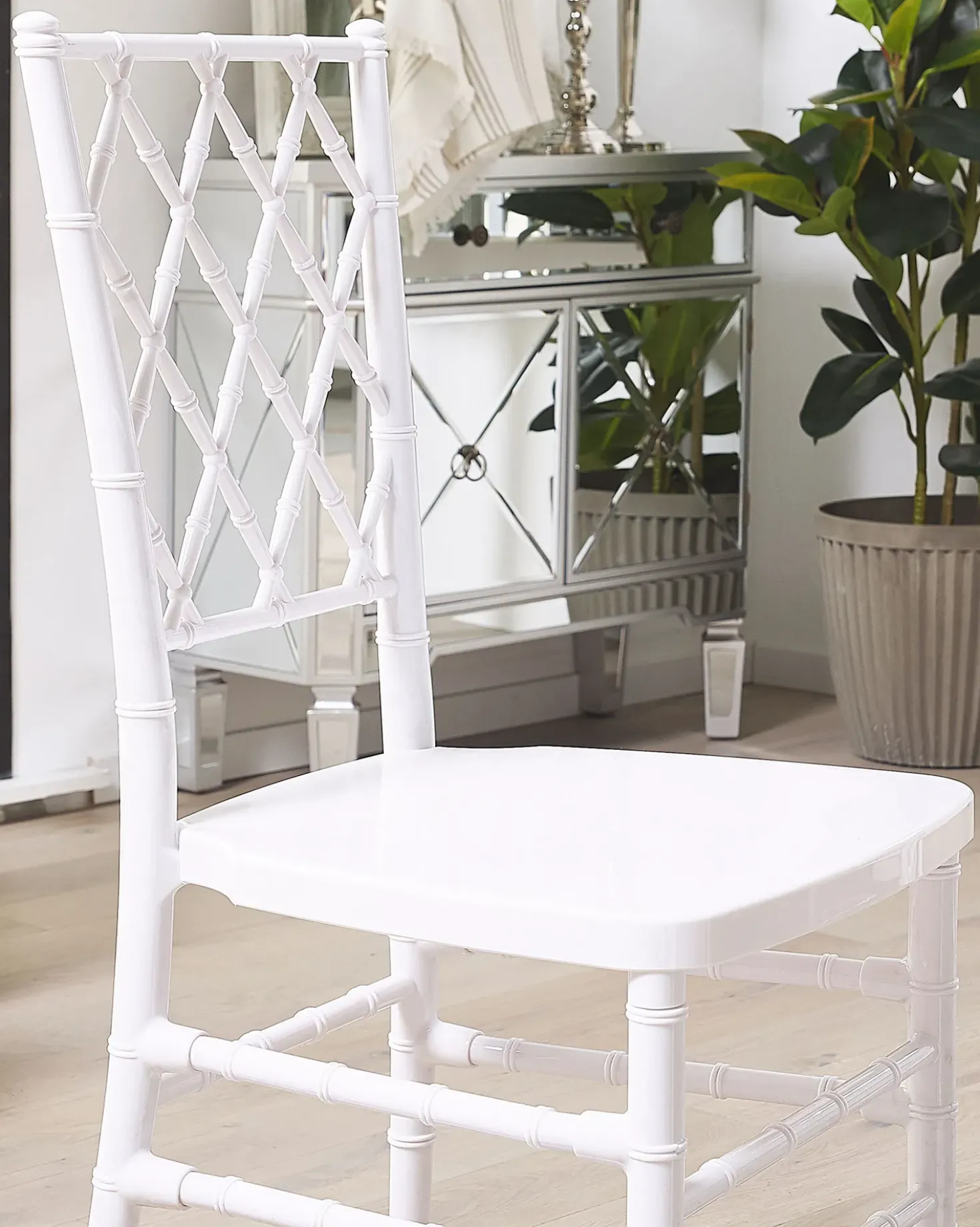 Set di 2 sedie da pranzo CLARION Bianco