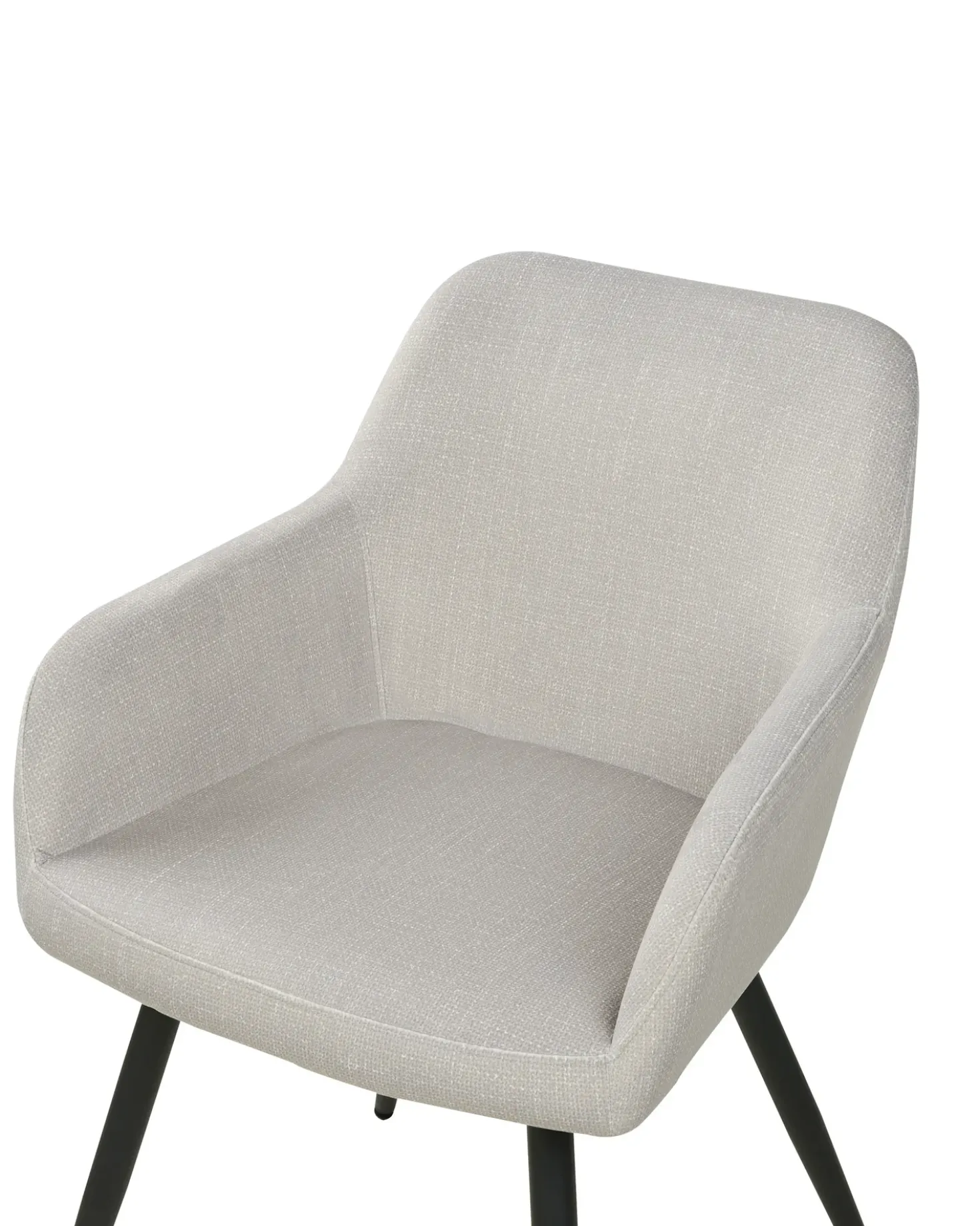 Set di 2 sedie da pranzo CASMALIA Velluto Tortora