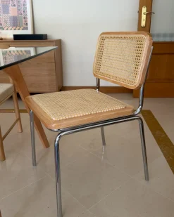 Set di 2 sedie da pranzo CORVALLIS Rattan sintetico (PE) Marrone chiaro