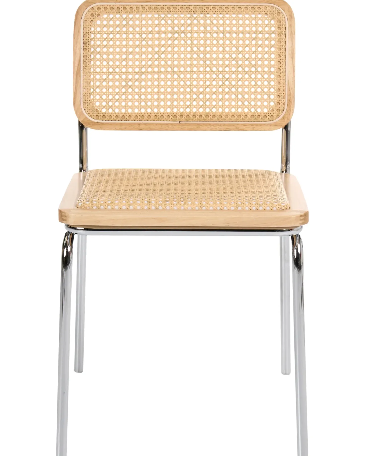 Set di 2 sedie da pranzo CORVALLIS Rattan sintetico (PE) Marrone chiaro