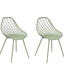 Set di 2 sedie da pranzo CANTON II Verde