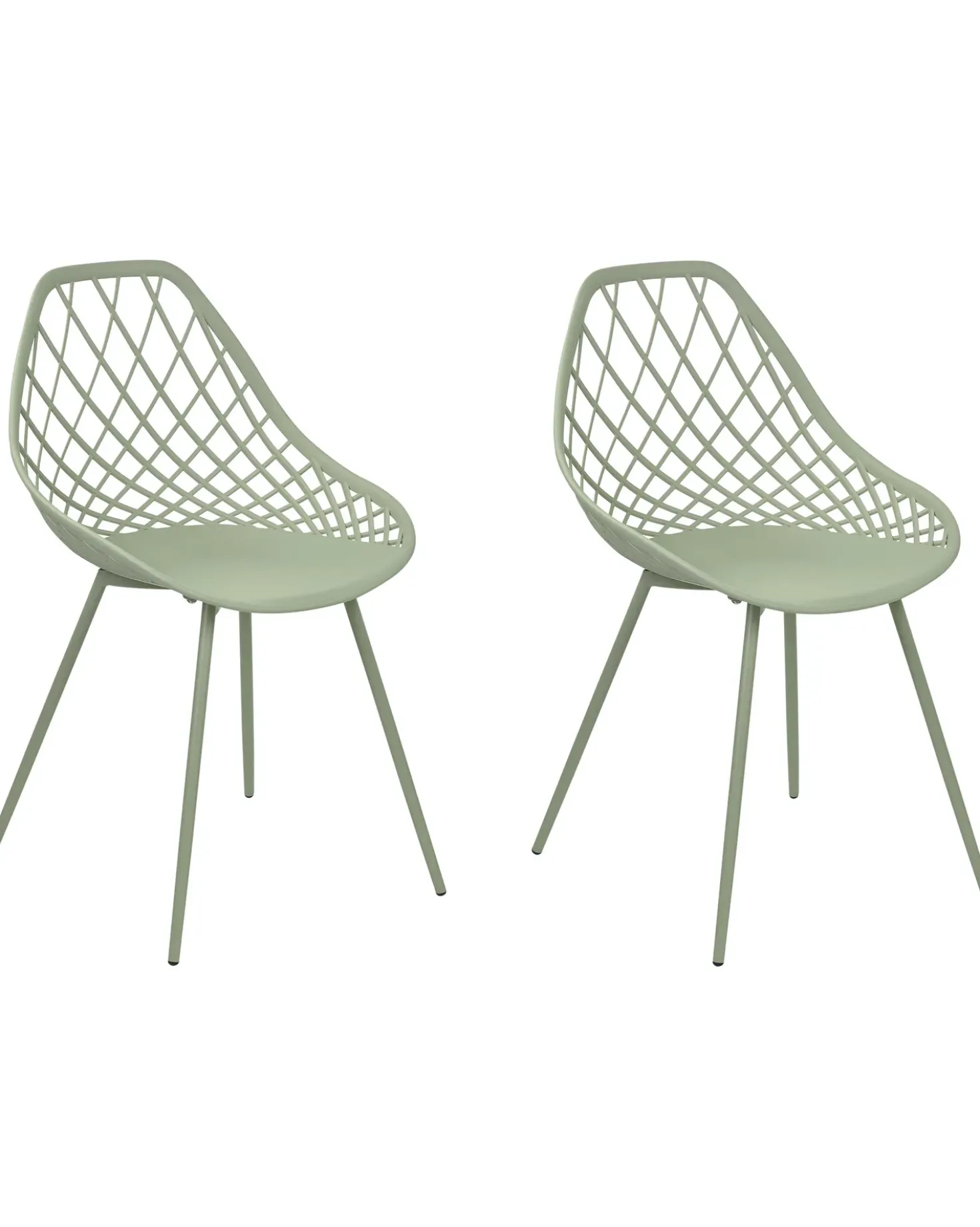 Set di 2 sedie da pranzo CANTON II Verde