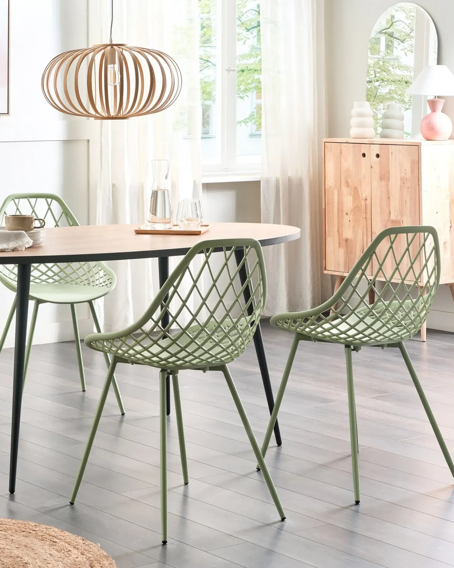 Set di 2 sedie da pranzo CANTON II Verde