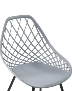 Set di 2 sedie da pranzo CANTON Grigio chiaro