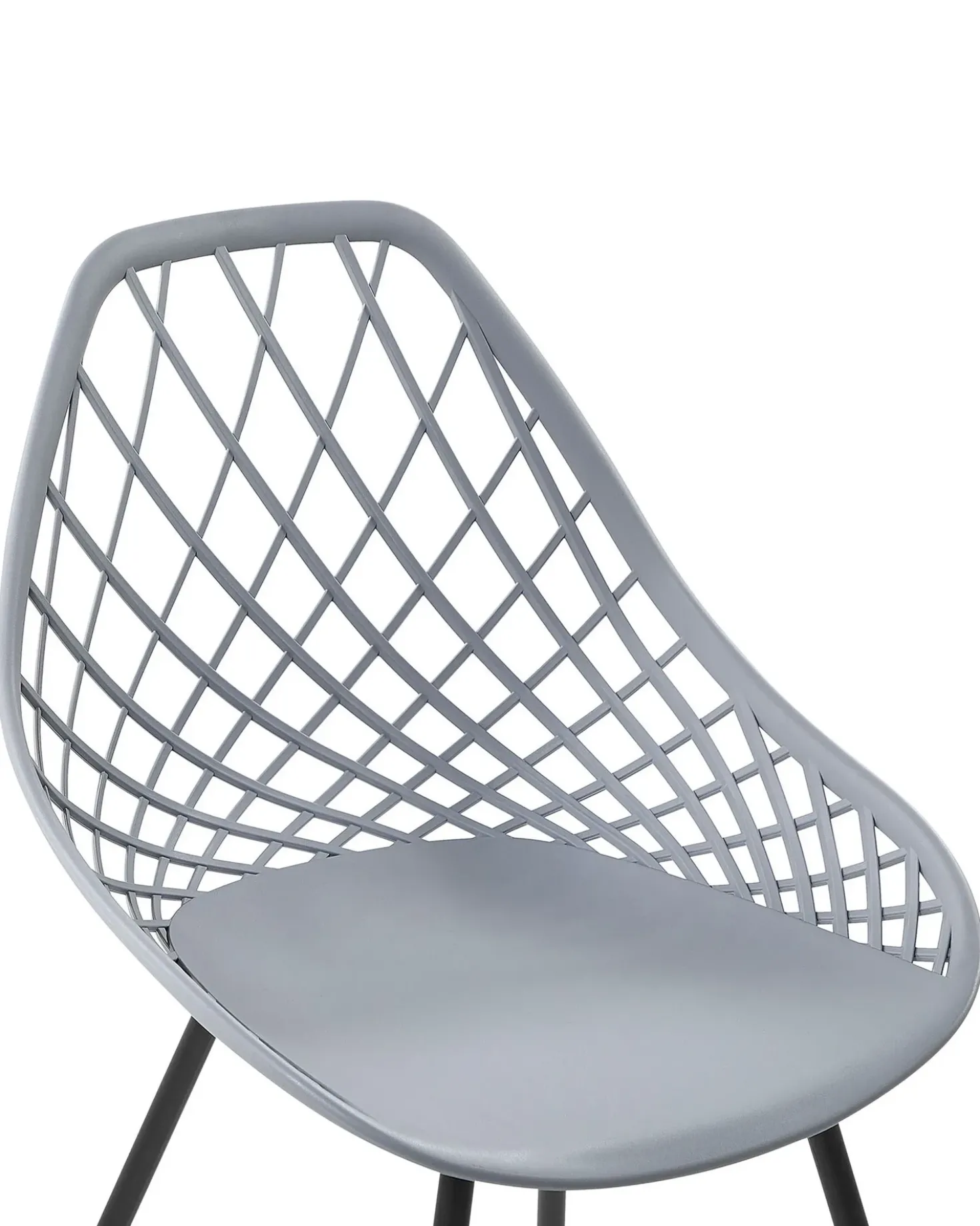 Set di 2 sedie da pranzo CANTON Grigio chiaro