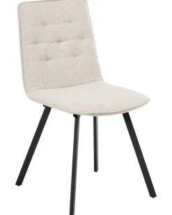 Set di 2 sedie da pranzo CARVER Tessuto Beige