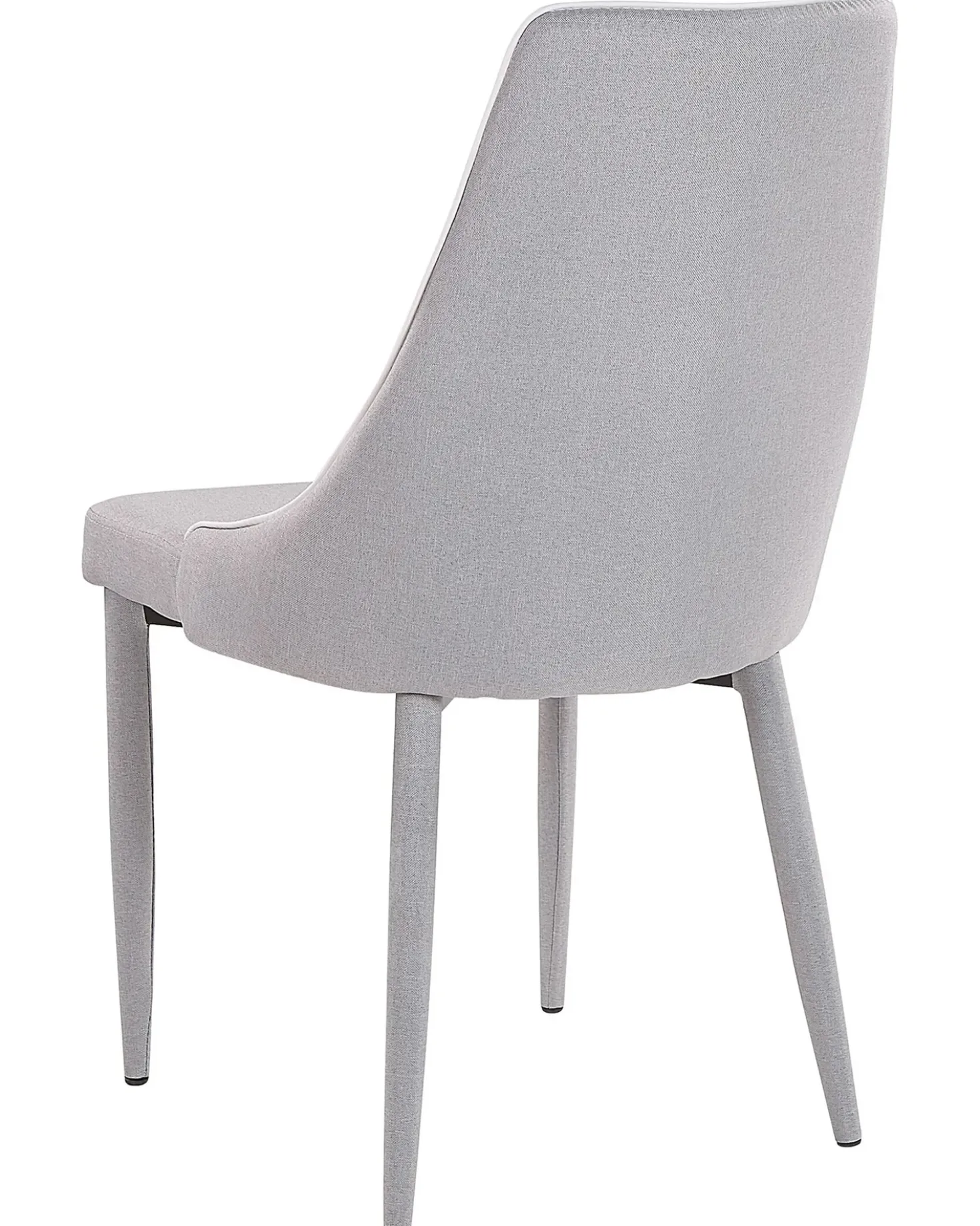 Set di 2 sedie da pranzo CAMINO Tessuto Grigio chiaro