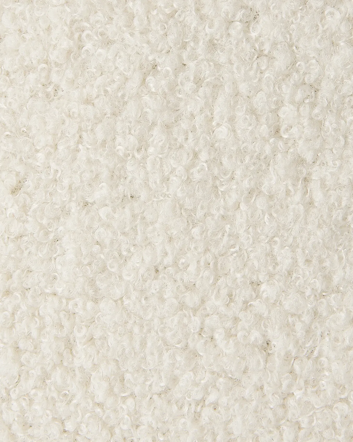 Set di 2 sedie da pranzo CASEY Bouclé Bianco sporco