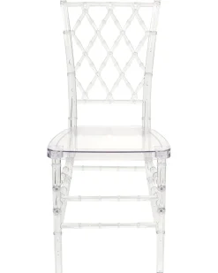Set di 2 sedie da pranzo CLARION Trasparente