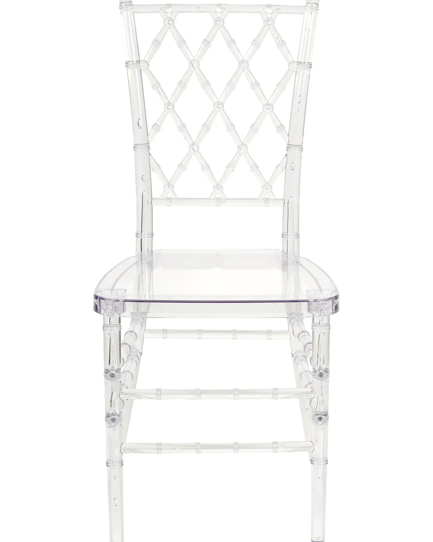 Set di 2 sedie da pranzo CLARION Trasparente