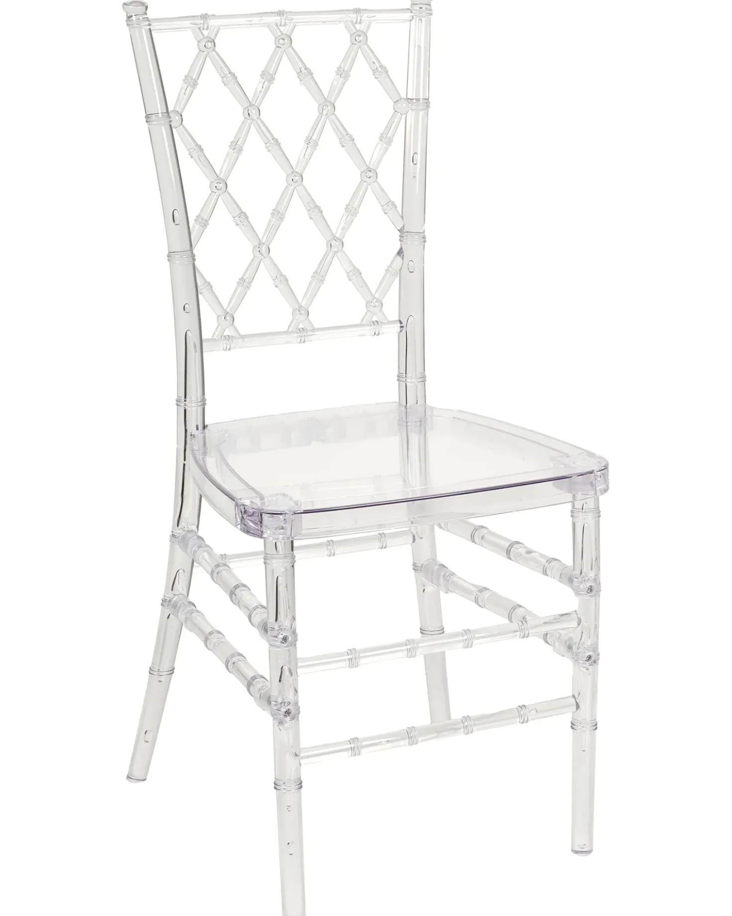 Set di 2 sedie da pranzo CLARION Trasparente