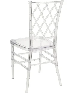 Set di 2 sedie da pranzo CLARION Trasparente