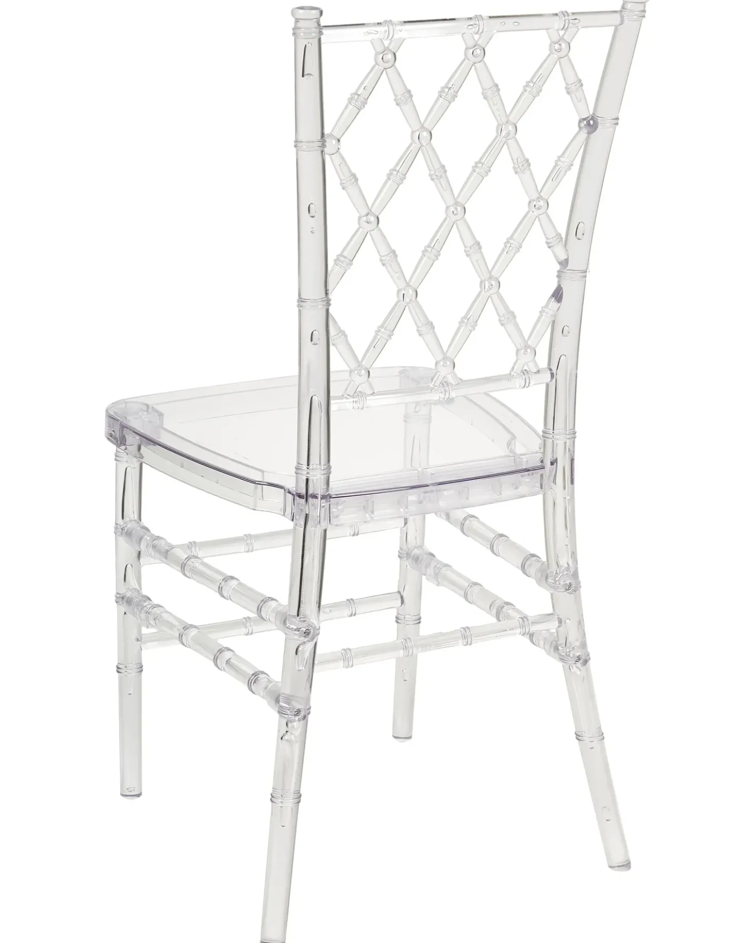 Set di 2 sedie da pranzo CLARION Trasparente