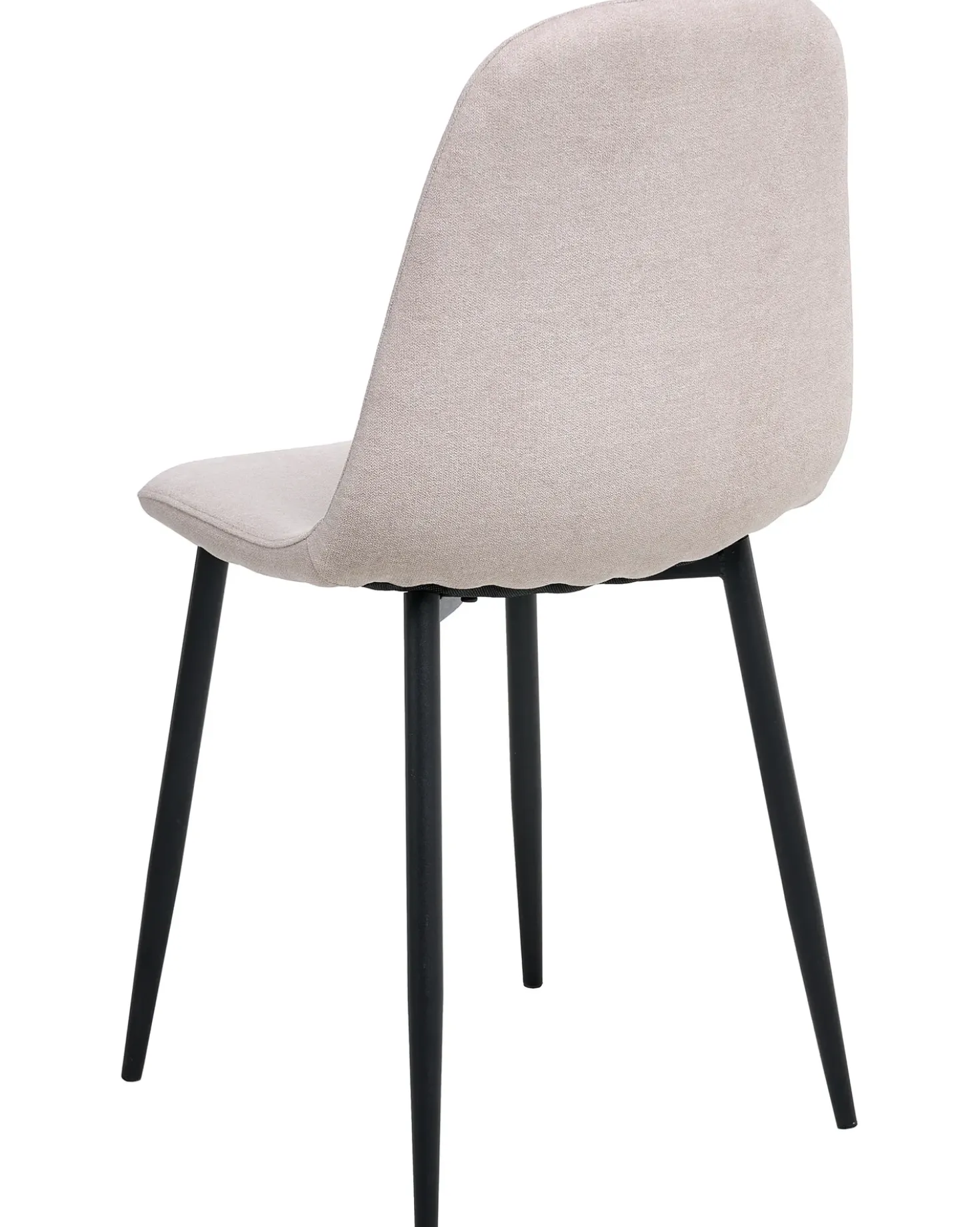 Set di 4 sedie da pranzo CRANDALL Tessuto Beige