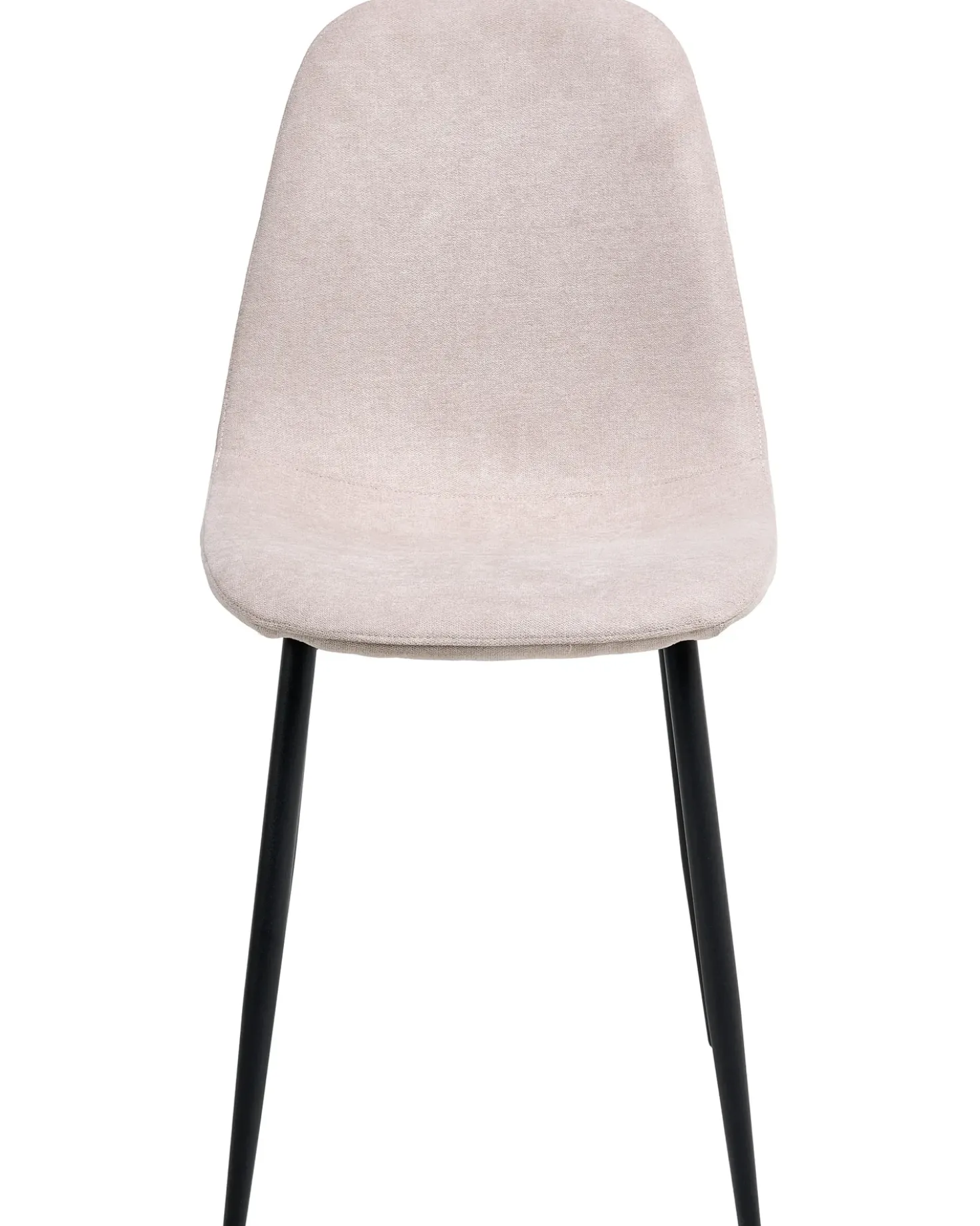 Set di 4 sedie da pranzo CRANDALL Tessuto Beige