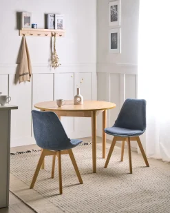 Set di 2 sedie da pranzo DAKOTA II Tessuto Azzurro