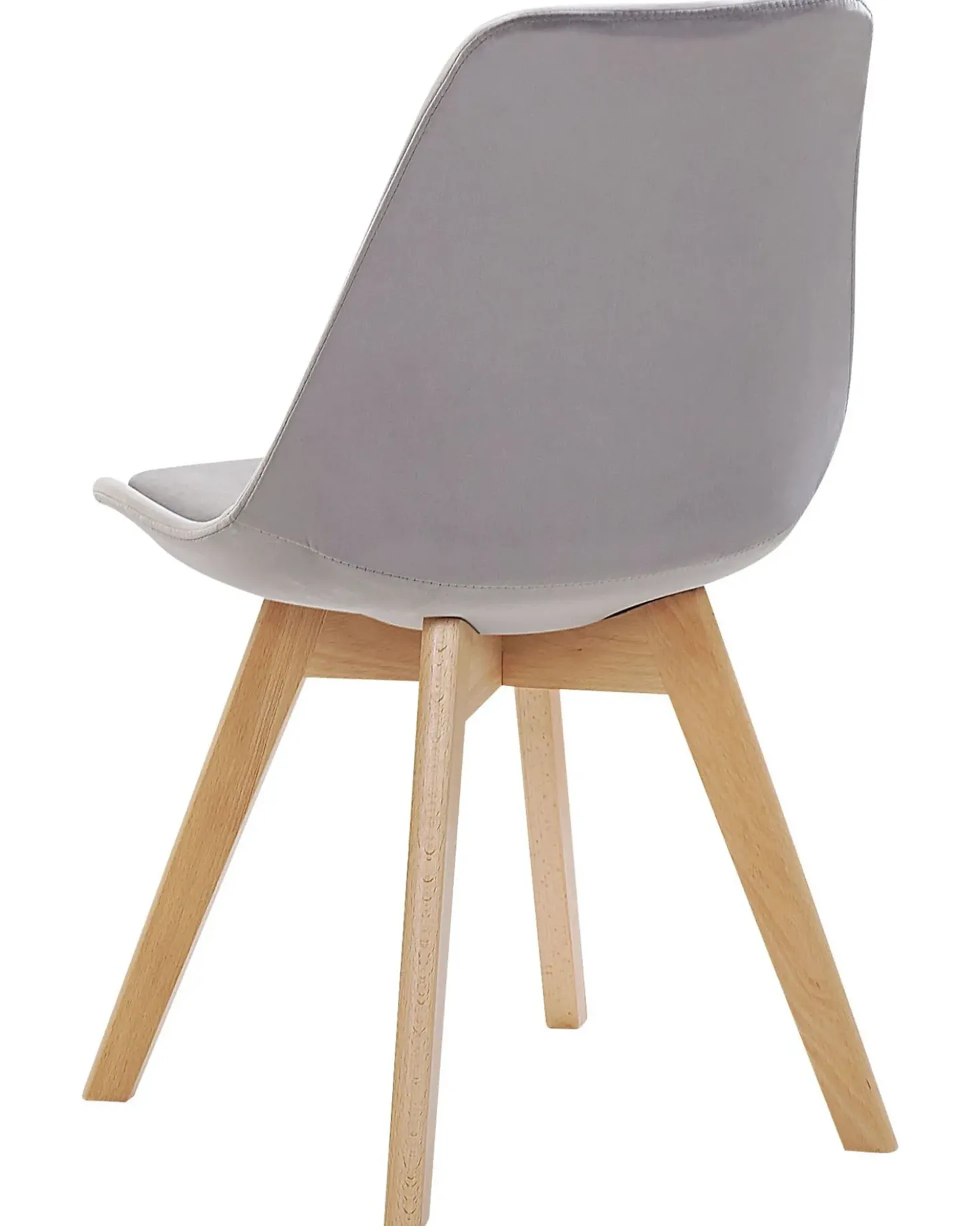 Set di 2 sedie da pranzo DAKOTA II Velluto Grigio