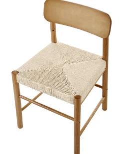 Set di 2 sedie da pranzo DIGNE Legno Marrone