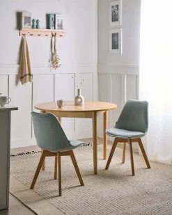 Set di 2 sedie da pranzo DAKOTA II Tessuto Verde menta