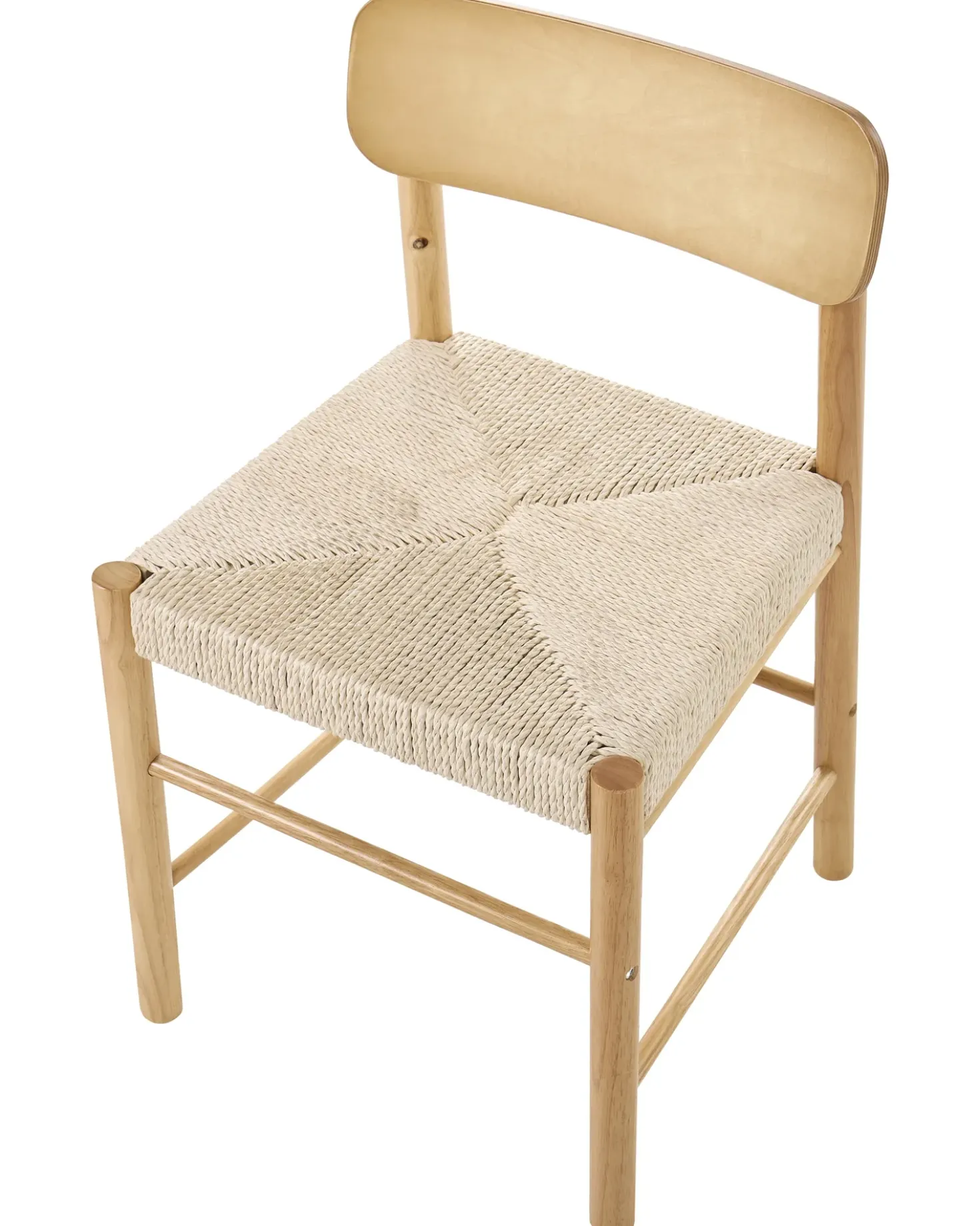 Set di 2 sedie da pranzo DIGNE Legno Marrone chiaro