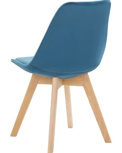 Set di 2 sedie da pranzo DAKOTA II Velluto Blu