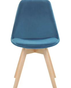 Set di 2 sedie da pranzo DAKOTA II Velluto Blu