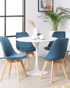 Set di 2 sedie da pranzo DAKOTA II Velluto Blu