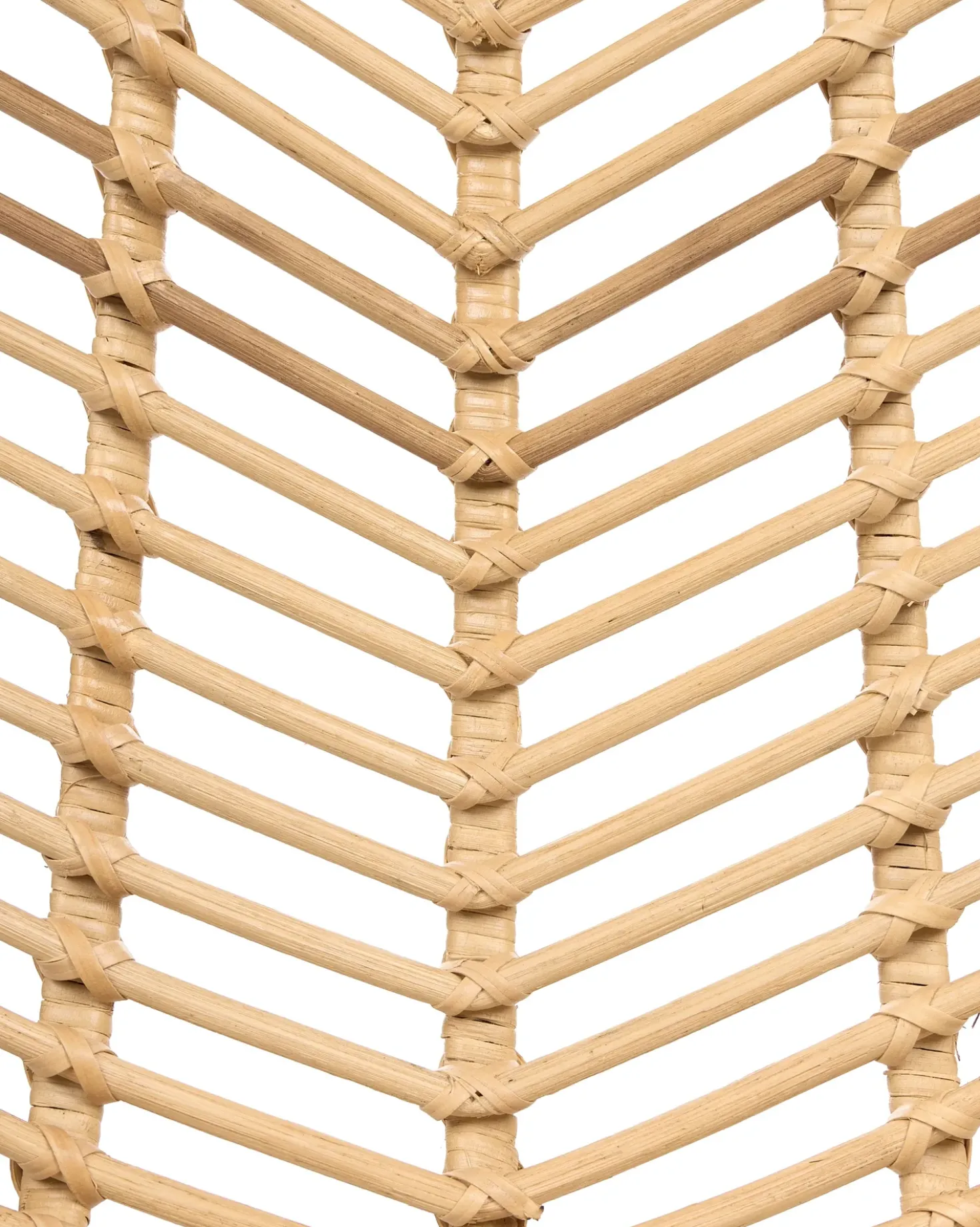 Set di 2 sedie da pranzo DILLEY Rattan Naturale