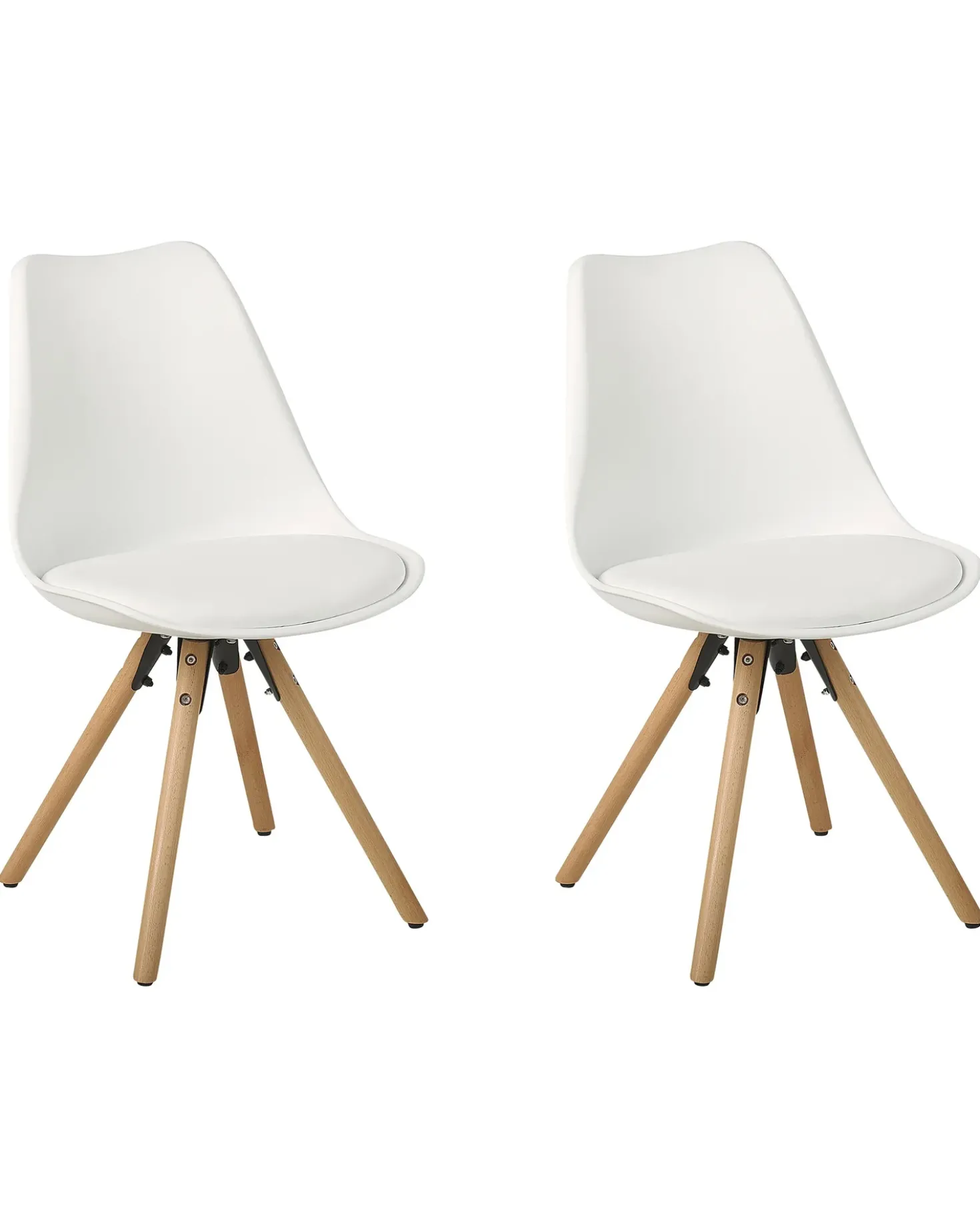 Set di 2 sedie da pranzo DAKOTA Bianco