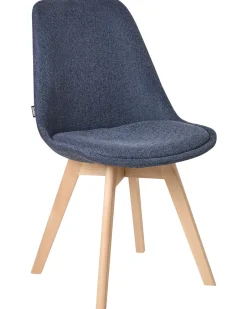 Set di 2 sedie da pranzo DAKOTA II Tessuto Blu scuro