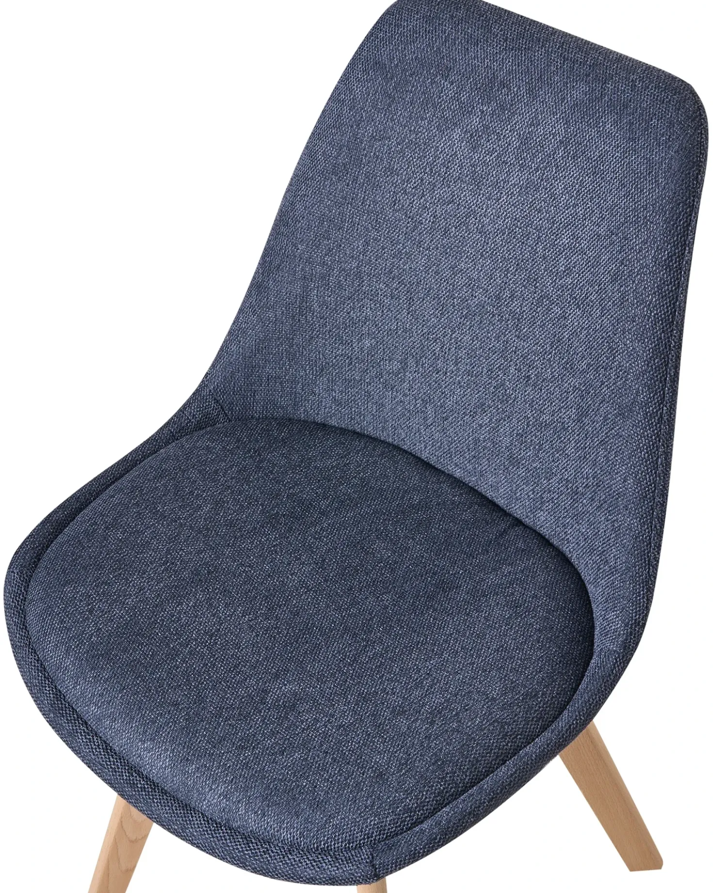 Set di 2 sedie da pranzo DAKOTA II Tessuto Blu scuro