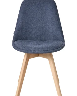 Set di 2 sedie da pranzo DAKOTA II Tessuto Blu scuro