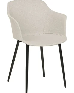 Set di 2 sedie da pranzo ELIM Tessuto Beige chiaro