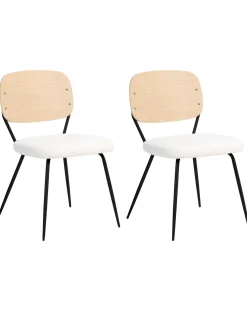 Set di 2 sedie da pranzo EILEEN Bianco sporco