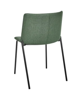 Set di 2 sedie da pranzo ESBON Tessuto Verde scuro
