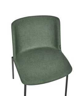 Set di 2 sedie da pranzo ESBON Tessuto Verde scuro