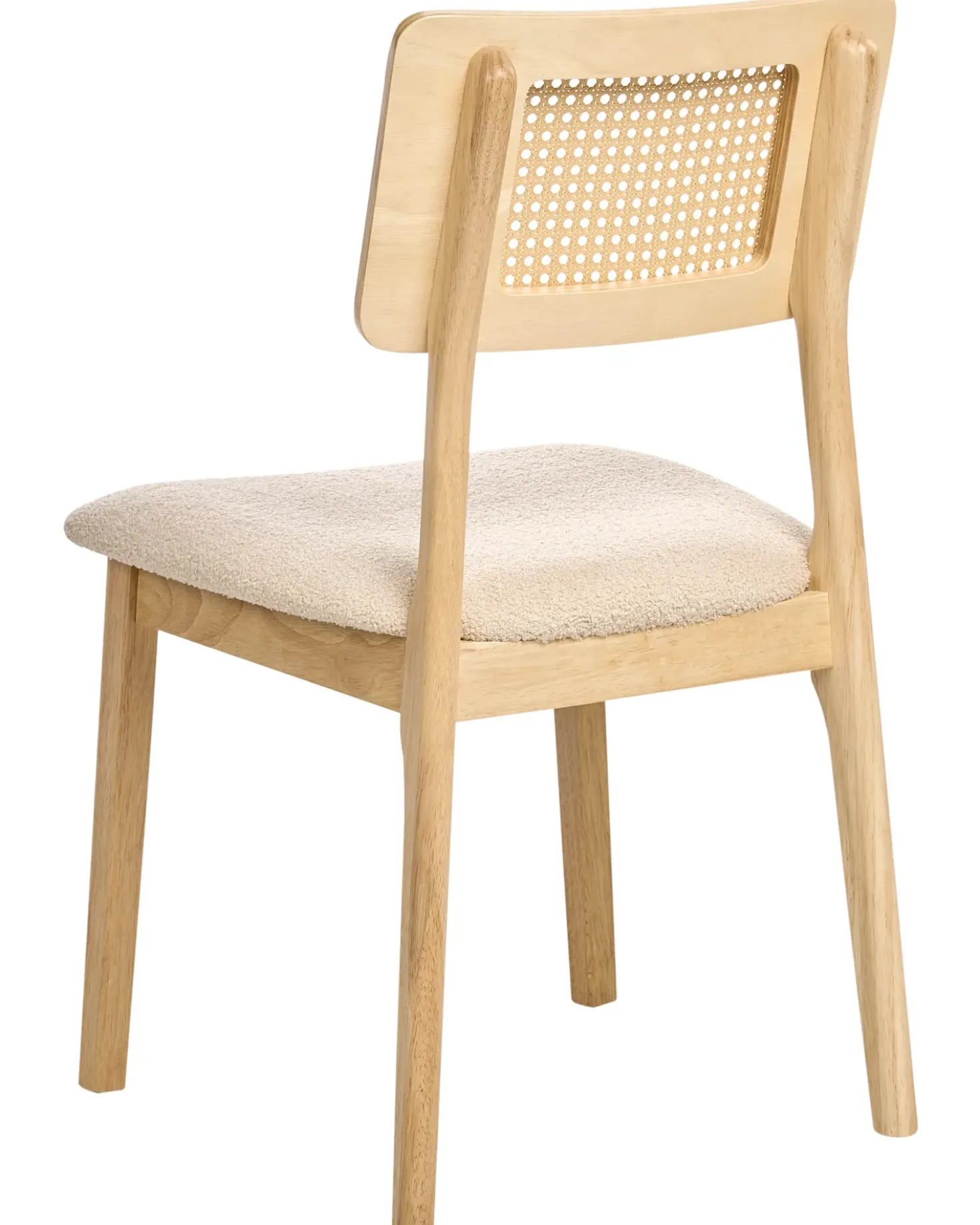 Set di 2 sedie da pranzo EMBAR Legno Marrone chiaro