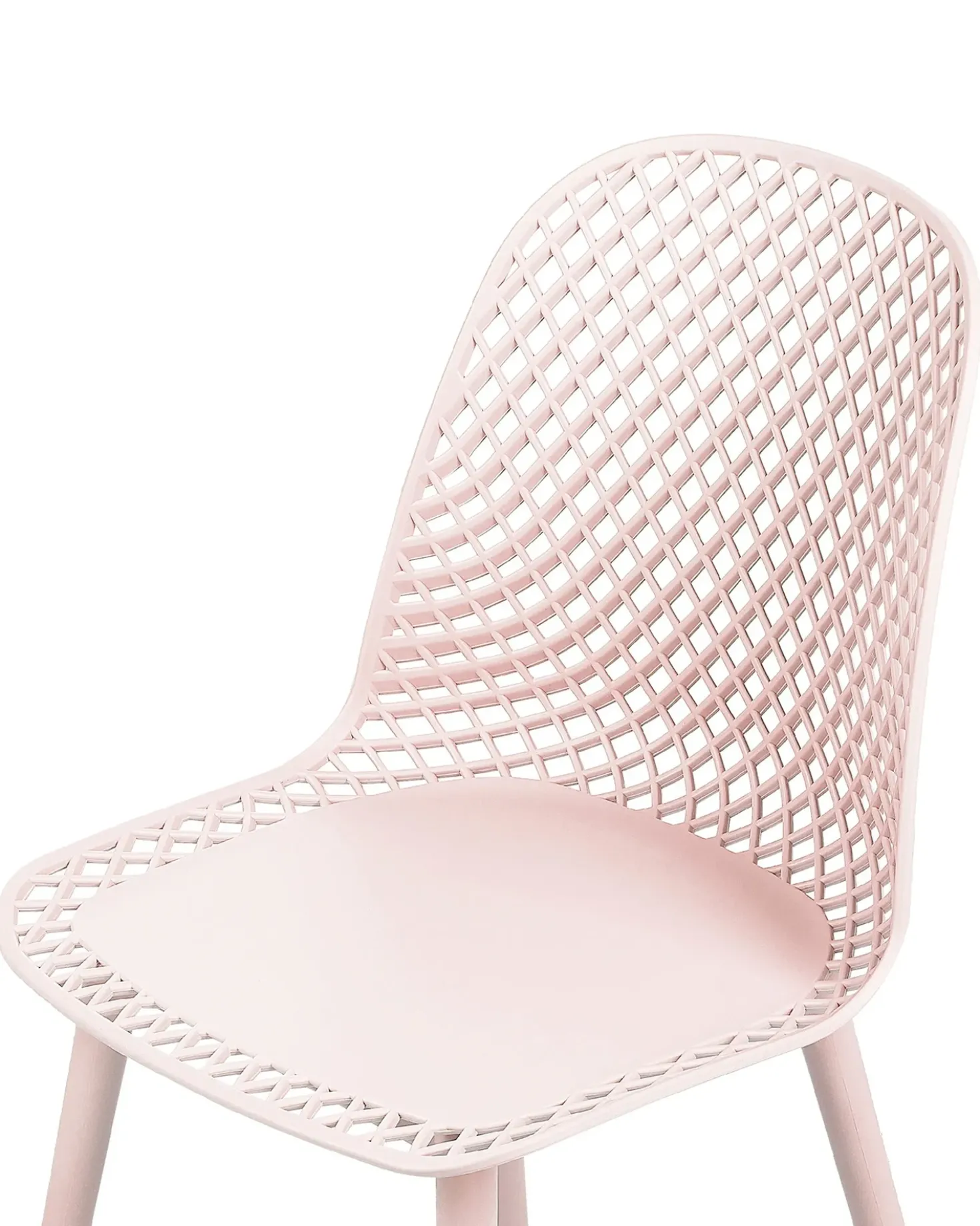 Set di 4 sedie da pranzo EMORY Rosa pastello