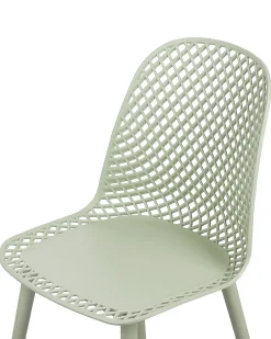 Set di 4 sedie da pranzo EMORY Verde chiaro