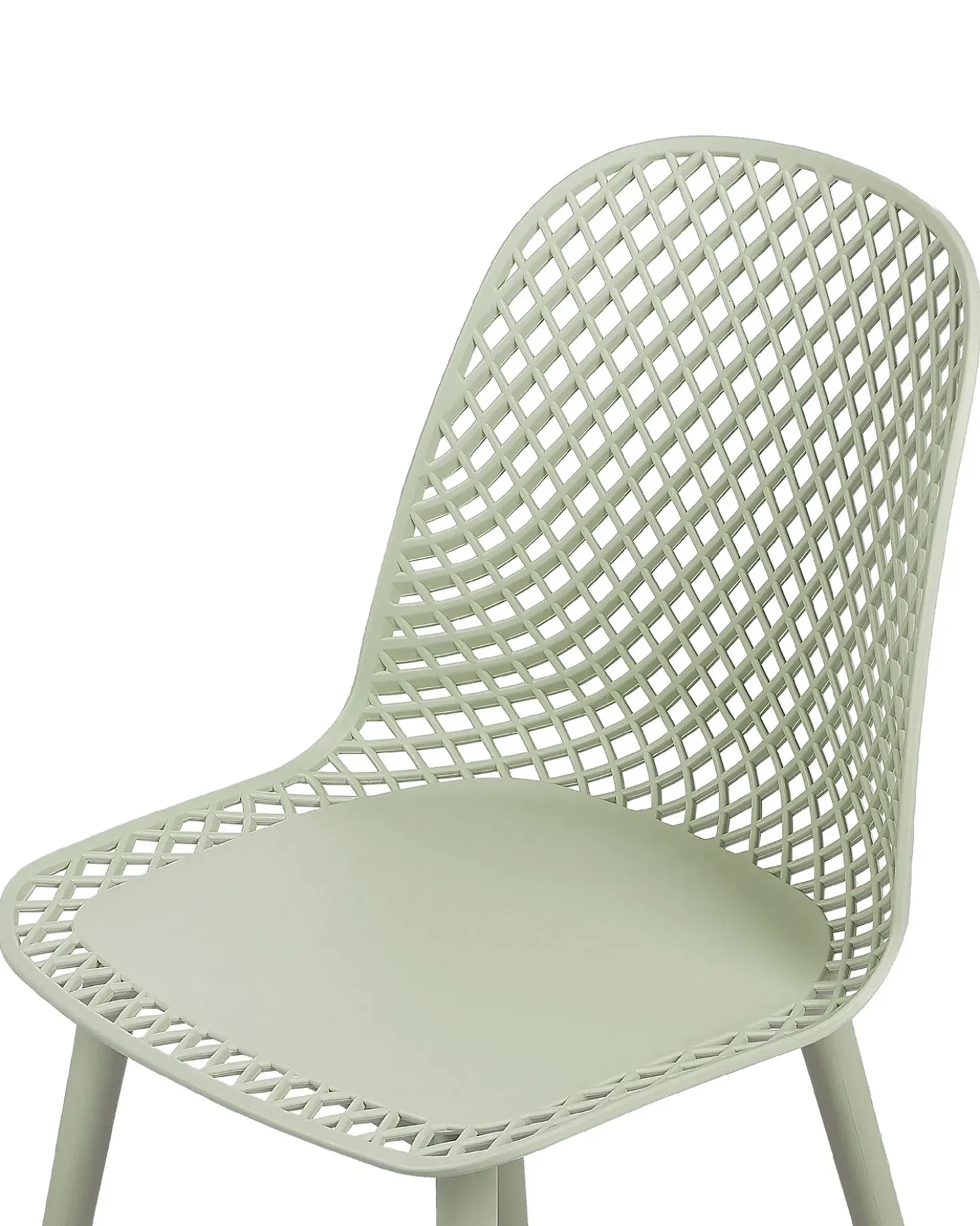 Set di 4 sedie da pranzo EMORY Verde chiaro
