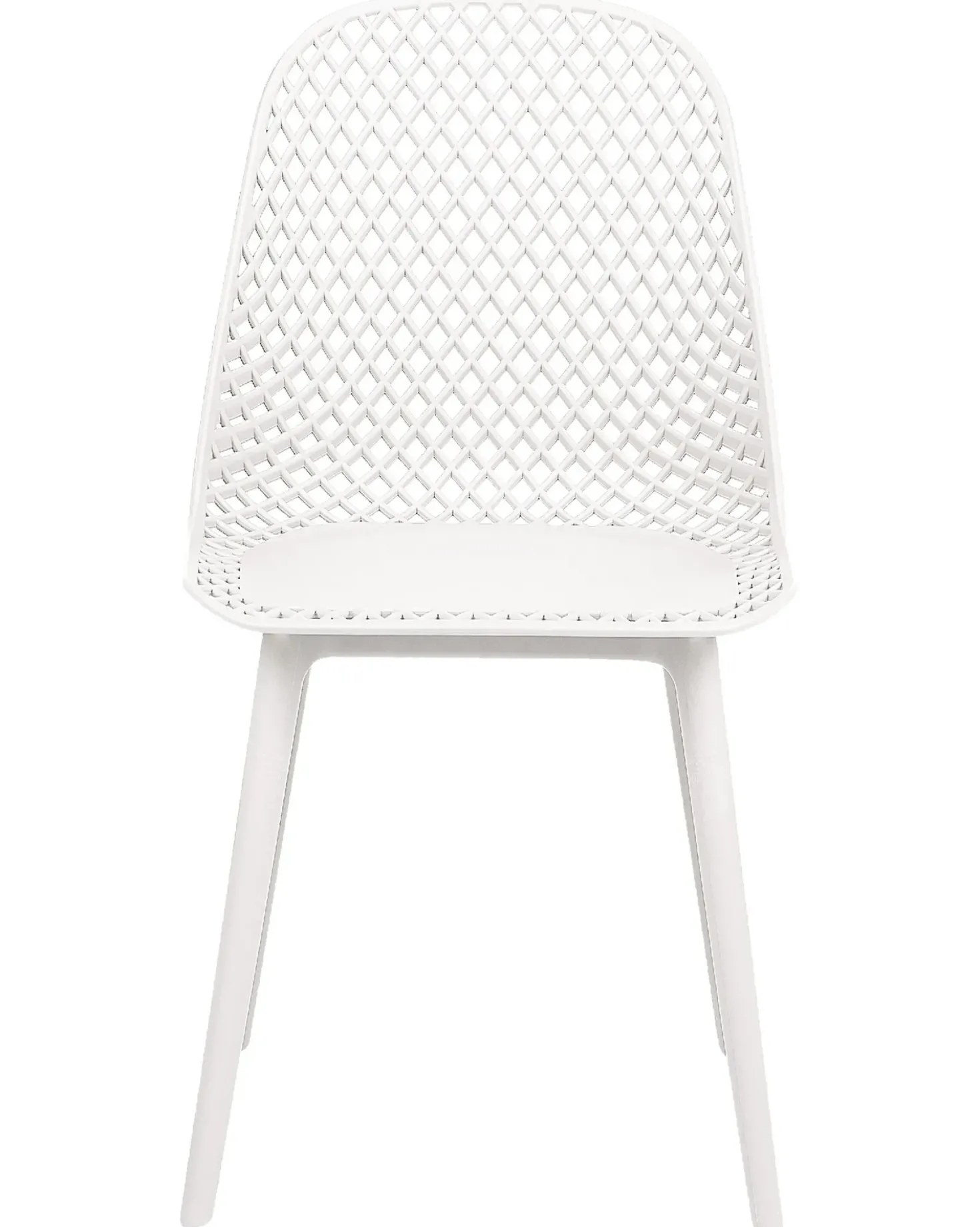 Set di 4 sedie da pranzo EMORY Bianco