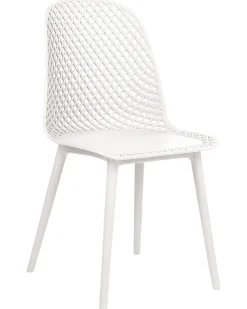 Set di 4 sedie da pranzo EMORY Bianco