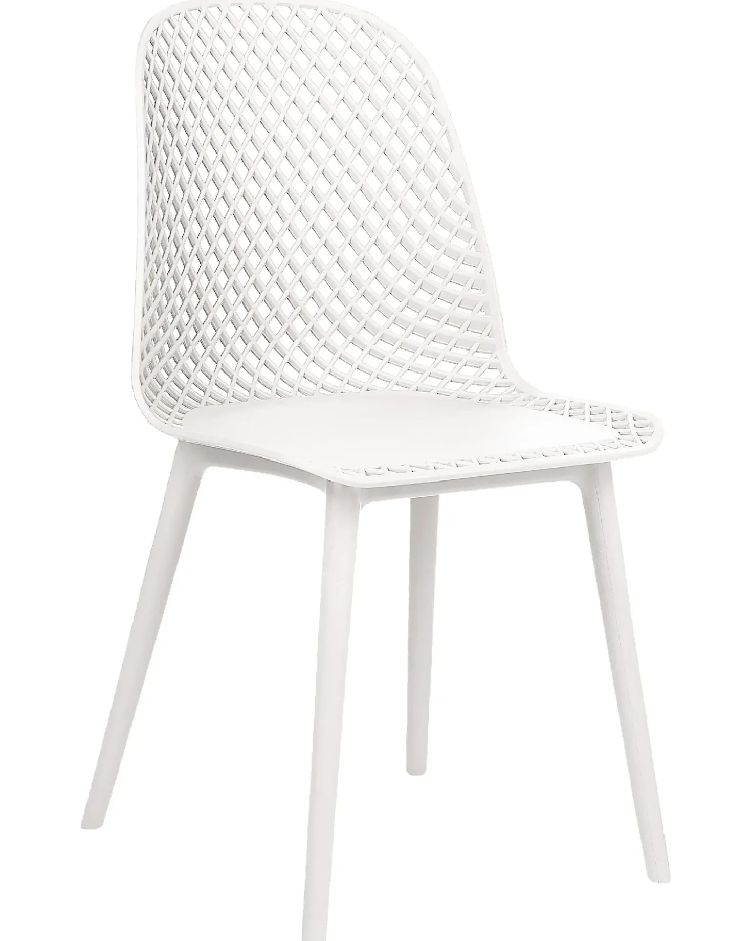 Set di 4 sedie da pranzo EMORY Bianco