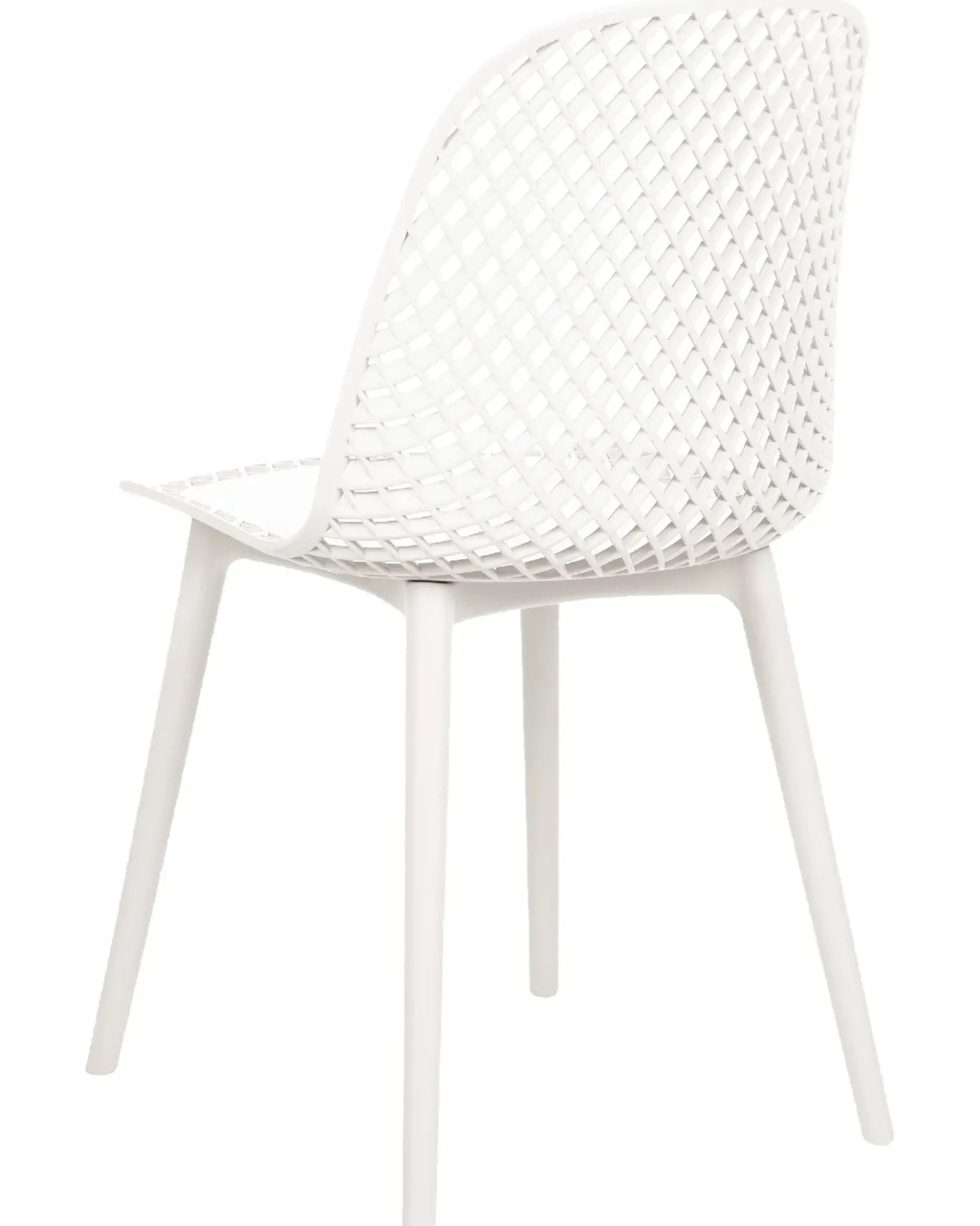 Set di 4 sedie da pranzo EMORY Bianco
